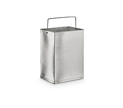 WESCO Einsatz 19 Liter für Standascher mit Dach, Edelstahl / Ersatzteil