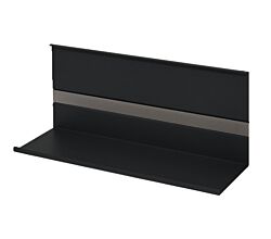 Linero MosaiQ Universalablage H 140 mm ohne Rahmen schwarz matt / Relingsystem / Kesseböhmer