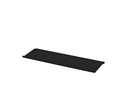 Linero MosaiQ Obere Ablage mittel 350 x 107 x 8 mm schwarz matt / Reling / Relingsystem / Kesseböhmer
