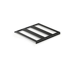 NABER 8051026 Cubo Flaschenhalter 300, Regalsystem, schwarz matt