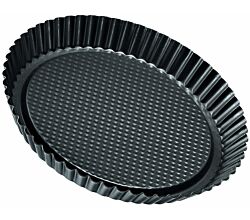 ZENKER Obsttortenform 30 cm mit Antihaftbeschichtung / Serie Black Metallic / Backform / Obstkuchenform