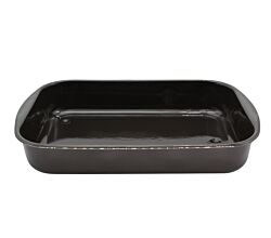 Karl Krüger Universal-Auflaufform emailliert schwarz, 41 cm