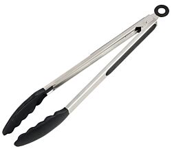 KESPER 90354 Küchen- & Grillzange 30 cm, Edelstahl und Kunststoff