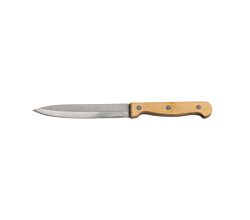 KESPER 90651 Allzweckmesser 23 cm mit Klinge aus Edelstahl, Griff aus Bambus