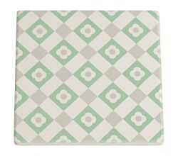 Medina Untersetzer Safi, Keramik/Kork, 9,5 x 9,5 x 0,75 cm, DU0017