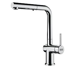 FRANKE Armatur ACTIVE L Window in CHROM mit Auszugsbrause / Einhebelmischer