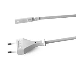 THEBO Anschlussleitung weiß mit Eurostecker - Länge 2 Meter / Zubehör / Leuchtenzubehör