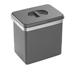 EKOTECH Abfalleimer BELT 1 mit 15 Liter Abfallvolumen / Mülleimer