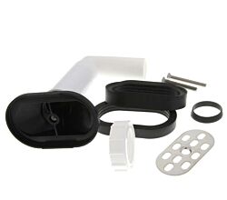 BLANCO 120287 Überlaufset Tropfteil oval AL, schwarz / Ersatzteil