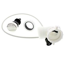BLANCO 120338 Bowdenzug 700 mm lang mit Drehbetätigung und Anschlusswinkel AL / Ersatzteil