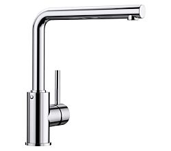 BLANCO 519414 Armatur MILA in CHROM mit Bedienhebel rechts / Einhebelmischer / Mischbatterie