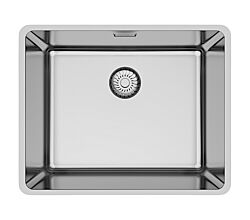 CARESSI CAPPMX50R20 Spüle in EDELSTAHL ohne Hahnbank / ab 60 cm Schrankbreite / Einbauspüle / Edelstahlspüle