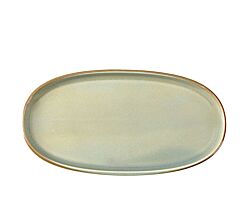 COMAS OLIVA ovaler Teller 21 cm, 6 Stück, Porzellan