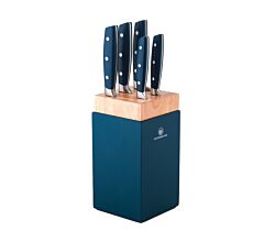 Carl Schmidt Sohn 091170 KAMEN Messerblockset 6-tlg., Edelstahl/Holz