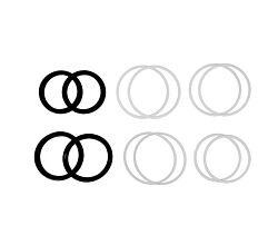 Dichtungssatz für Schock Armatur NEOS, FONTE und TENDO / Dichtungsringe / Dichtungs-Set