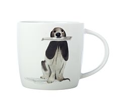 Maxwell & Williams DX1064 Becher 400 ml BEST FURRY FRIENDS The Mail Gift, Porzellan, in Geschenkbox