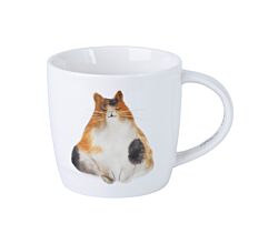Maxwell & Williams DX1222 Becher 400 ml FELINE FRIENDS Content Cat, Porzellan, in Geschenkbox