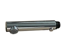 Ausziehauslauf E-1211-00 CHROM passend zu AquaCucina 45005-00 Armatur LAGO S in CHROM Zugauslauf mit Laminar-Dualbrause