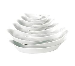 Eierpfanne / Porzellanpfanne oval von PILLIVUYT