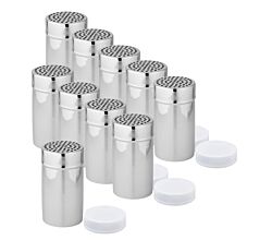 10er SET FACKELMANN 42909 Streuer grob mit Deckel, 7 x 13 cm / Grobstreuer / Zuckerstreuer