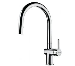FRANKE Armatur ACTIVE mit J-Zugauslauf in CHROM / Einhebelmischer