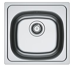 FRANKE Spüle SPARK SKN 610-37 (44) mit Ablaufgarnitur in Handbedienung / Edelstahlspüle