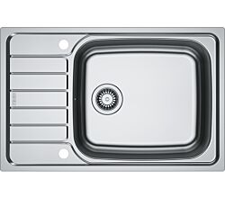 FRANKE Spüle SPARK SKX 611-78 XL (50) aus Edelstahl mit Drehexcenter / Edelstahlspüle / Auflagespüle