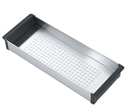 FRANKE Abtropfbecken aus Edelstahl mit Kunststoffrand für MYX Spülen / Resteschale / Restebeckenschale