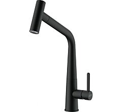 FRANKE Armatur ICON BLACK MATT mit ergonomischer Auszugsbrause / Mythos