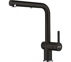 FRANKE Armatur ACTIVE L mit Auszugsbrause in ONYX / Küchenarmatur / Einhebelmischer