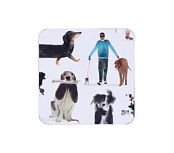 Maxwell & Williams GI0323 Untersetzerset 4-tgl. BEST FURRY FRIENDS 10,5 cm, MDF, in Geschenkbox
