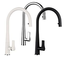 SCHOCK Armatur GOTA mit schwenkbarem Zugauslauf / Einhebelmischer / Designarmatur