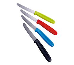 GSD Tafelmesser 21 cm, mit Wellenschliff, Griff farbig