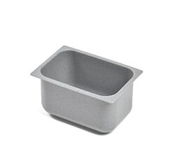HAILO 1009339 Utensiliendepot 0,7 Liter grau für Abfallsorter XXL / Ersatzeimer