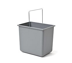 HAILO 1094079 Inneneimer 18 Liter hellgrau für Allegro, Cargo und XXL / Ersatzeimer