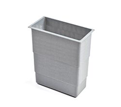 HAILO 1133079 Putzmittelkorb 4,1 Liter grau für Abfallsorter XXL / Ersatzeimer