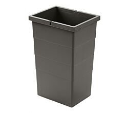 HAILO 1220359 Inneneimer 13 Liter in basaltgrau für Abfallsorter CARGO-Synchro u. Triple XL / Eimer / Ersatzeimer / Abfalleimer