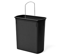 HAILO Inneneimer 1226239 in schwarz mit 18 Liter Volumen für Abfalleimer UNO / Ersatzeimer