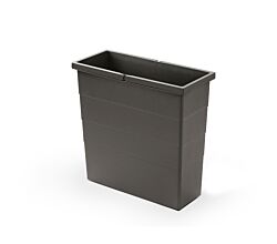 HAILO 1220369 Inneneimer 18 Liter in basaltgrau für Abfallsorter CARGO-Synchro / Eimer / Abfalleimer