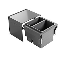 HAILO 3608751 AS Cargo Aqua 750 28/18 mit 46 Liter Volumen für 75 cm Schrankbreite / Abfalltrennsystem