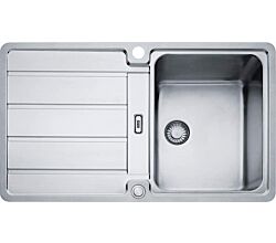 FRANKE Spüle Slimtop HYDROS HDX 214 mit Druckknopfventil / ab 45 cm Unterschrank / Slimtop/Flächenbündig