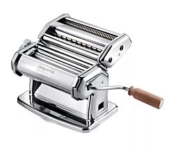 Nudelmaschine IMPERIA mit Duplexvorsatz für Tagliatelle 2 mm und Fettuccine 6,5 mm / Pastamaschine