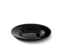 CreaTable - ITALIAN PARTY - Pastateller BLACK 29 cm aus Opalglas