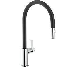 Reginox Armatur R31551 JAPURA BLACK CHROME / Küchenarmatur / Einhebelmischer / Mischbatterie schwarz-chrom