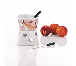 Schokofondue-Set IMPRESSION 6-tlg. / Schokoladenfondue Set / Schoko - Fondue