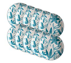10er SET Maxwell & Williams AW0577 Teller 20 cm DUSK Blau, Porzellan