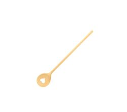 HOFMEISTER 50098 Kochlöffel rund Motiv Herz, Buchenholz, 30 cm