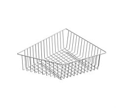 Geschirrkorb für MERA Eck systemceram KeraDomo Keramikspüle / Rüstkorb / Drahtkorb / Drahteinlage / Spüleneinsatz
