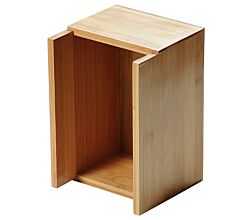 KESPER 70854 Serviettenspender-Besteckkasten aus FSC-zertifiziertem Bambus / Besteckhalter / Box