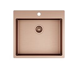 LAVABO KUBUS 540 soft PVD Kupfer Edelstahlspüle